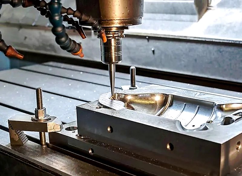 CNC phay khuôn nhựa tại xưởng Trung Hưng — chế tác chi tiết theo bản vẽ